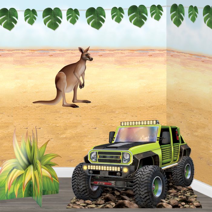 12 Pack Bulk Jointed Kangaroo Wall Decoration