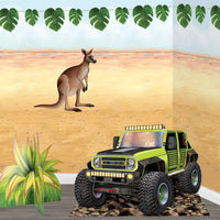 12 Pack Bulk Jointed Kangaroo Wall Decoration