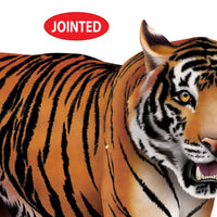 12 Pack Bulk Jointed Tiger Wall Decoration