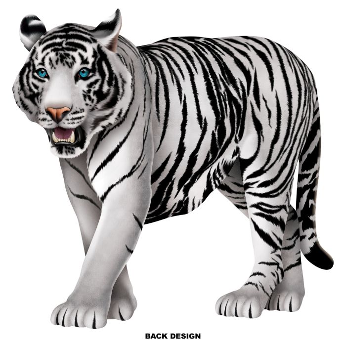 12 Pack Bulk Jointed Tiger Wall Decoration