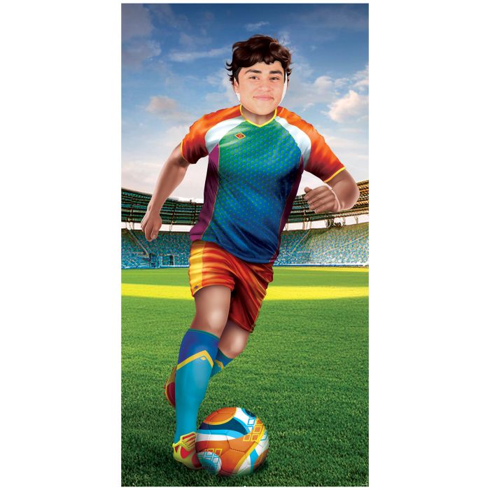 4 Pack Bulk Soccer Player Photo Prop Stand-Up