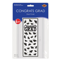 12 Pack Bulk Black Congrats Grad Door Cover