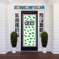 12 Pack Bulk Green Congrats Grad Door Cover
