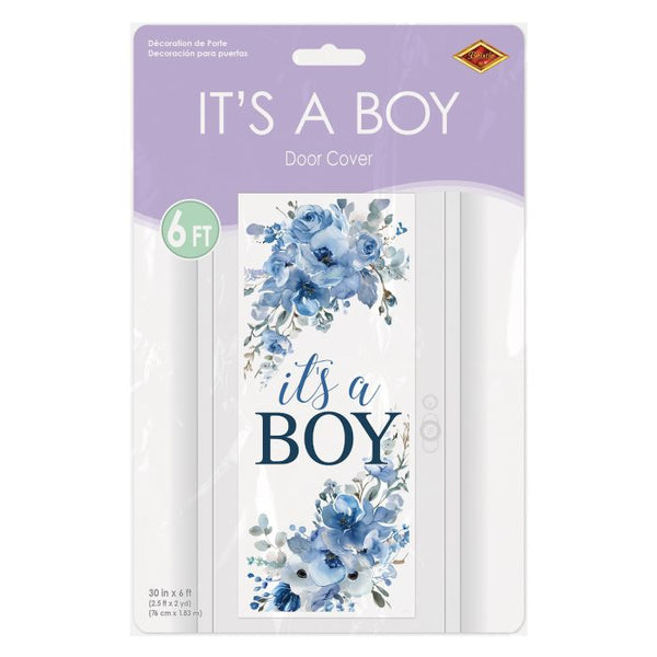Beistle It's A Boy! Paper Plates - 9 Inch, Pack Of 8, Light Blue & White Baby Shower Party Supplies - View #12
