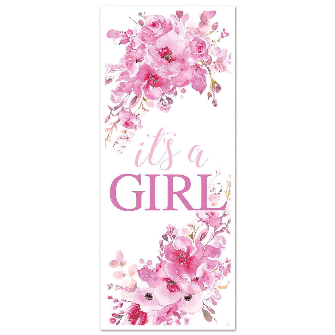 It's A Girl Door Cover - Bulk 12 Pack