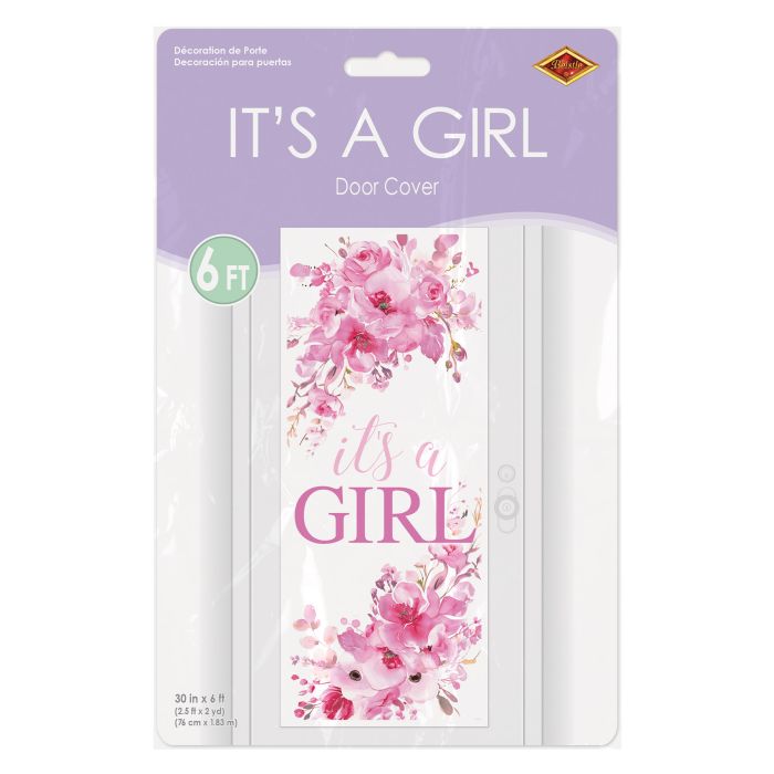 12 Pack Bulk It's A Girl Door Cover