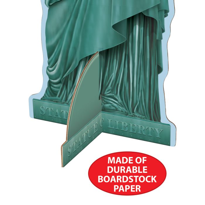 12 Pack Bulk 3-D Statue Of Liberty Centerpiece