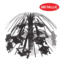 12 Pack Bulk Black Grad Cap Mini Cascade Centerpiece