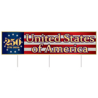 Jumbo Semiquincentennial Yard Sign - All-Weather Plastic