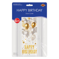 12 Pack Bulk Happy Birthday All-Weather Door Cover 6ft x 30in