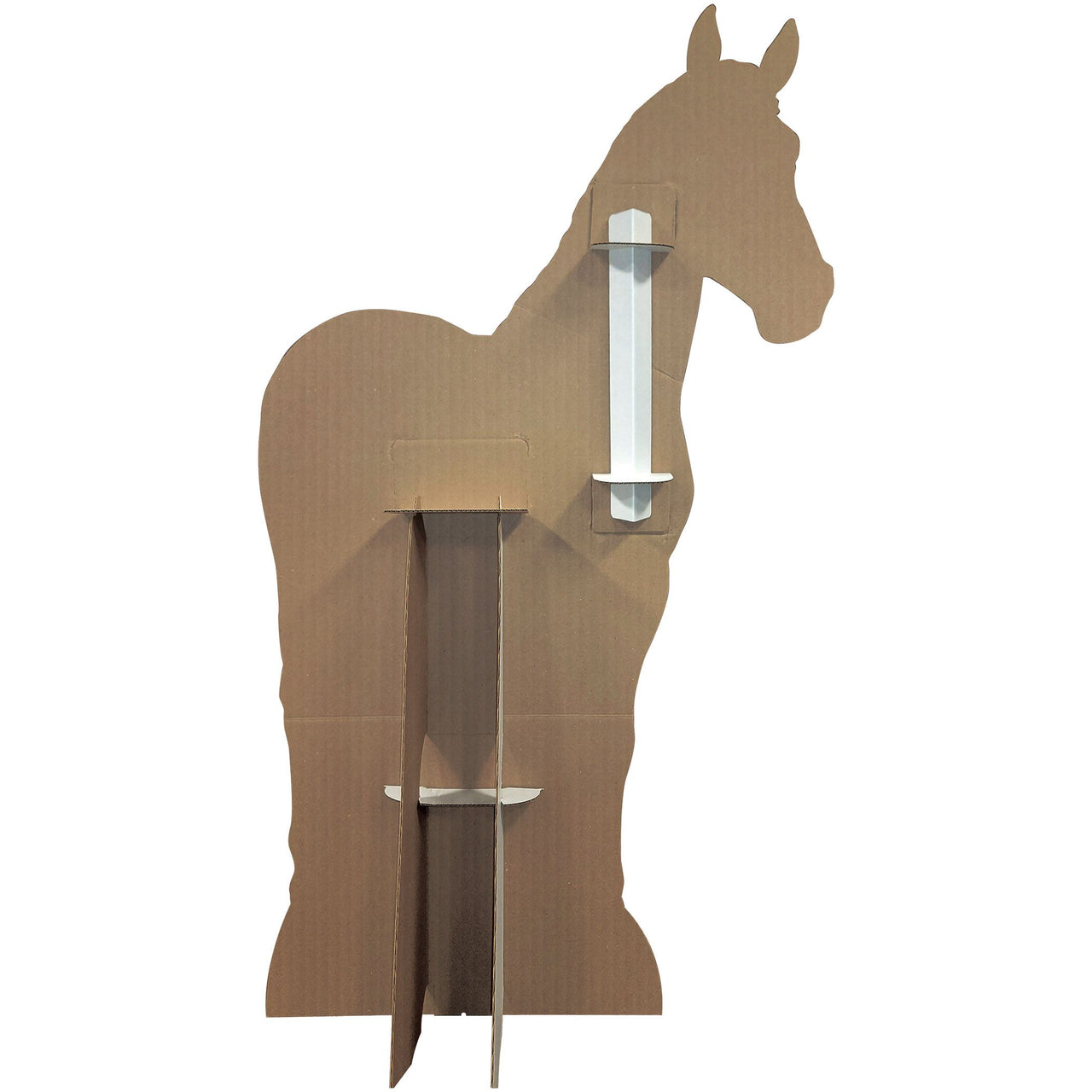 4 Pack Bulk Lifesize Horse Stand-Up Prop Western & Farm Decor