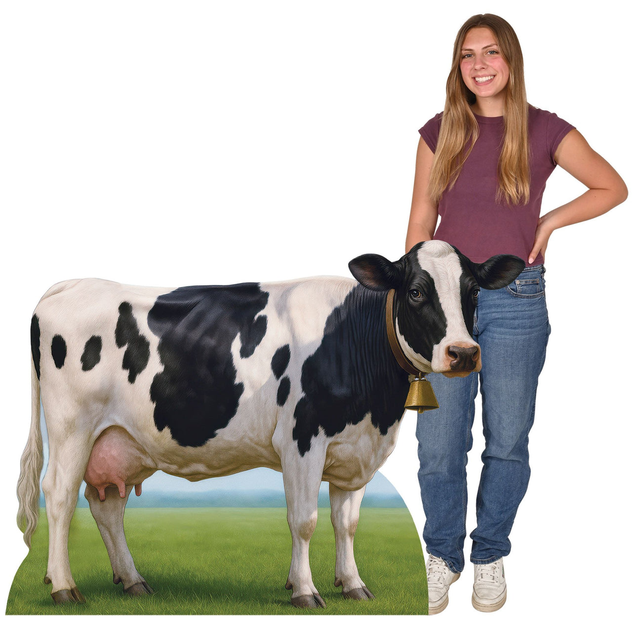 4 Pack Bulk Lifesize Cow Stand-Up Prop Farm & Western Decor