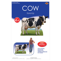 4 Pack Bulk Lifesize Cow Stand-Up Prop Farm & Western Decor