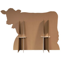 4 Pack Bulk Lifesize Cow Stand-Up Prop Farm & Western Decor
