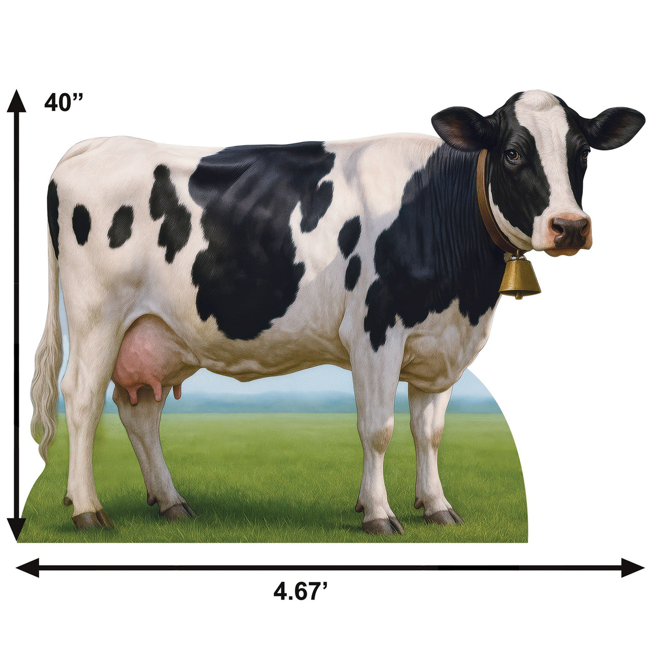 4 Pack Bulk Lifesize Cow Stand-Up Prop Farm & Western Decor