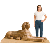 4 Pack Bulk Sphinx Stand-Up Prop Ancient Egypt Decor (33 inch x 67.25 inch)