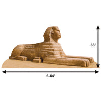 4 Pack Bulk Sphinx Stand-Up Prop Ancient Egypt Decor (33 inch x 67.25 inch)