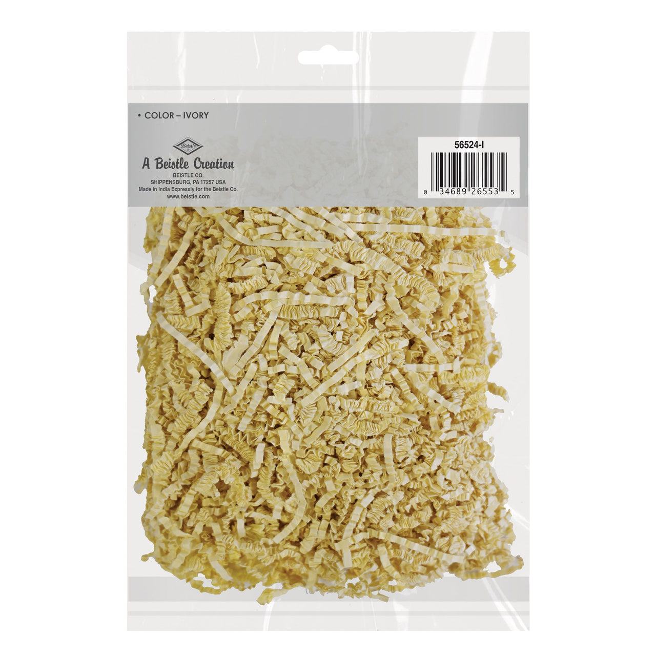 12 Pack Bulk Ivory Paper Shreds 2oz for Gifting & Decor
