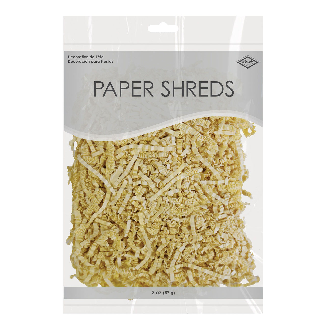 12 Pack Bulk Ivory Paper Shreds 2oz for Gifting & Decor