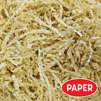 12 Pack Bulk Ivory Paper Shreds 2oz for Gifting & Decor