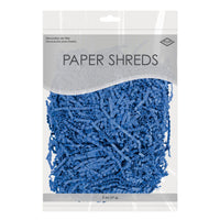 12 Pack Bulk Bright Blue Paper Shreds 2 oz Bag for Gifts & Crafts