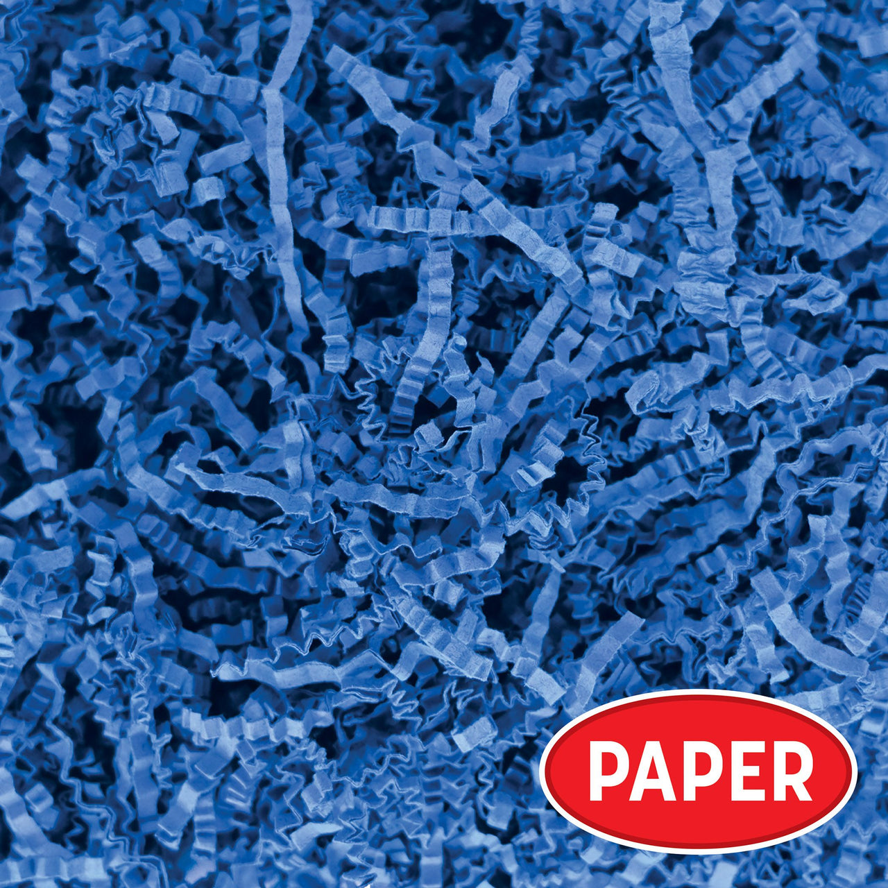 12 Pack Bulk Bright Blue Paper Shreds 2 oz Bag for Gifts & Crafts