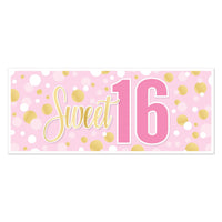 Sweet 16 Oversized All-Weather Sign Banner (30