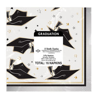 192 Pack Bulk Graduation Beverage Napkins 2-Ply