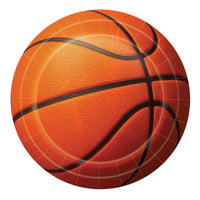 96 Pack Bulk 9 inch Basketball Dinner Plates Sports Party Tableware