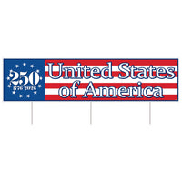 Jumbo Semiquincentennial Yard Sign - Patriotic & Durable