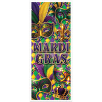 Mardi Gras All-Weather Door Cover - 6 ft x 30 inch