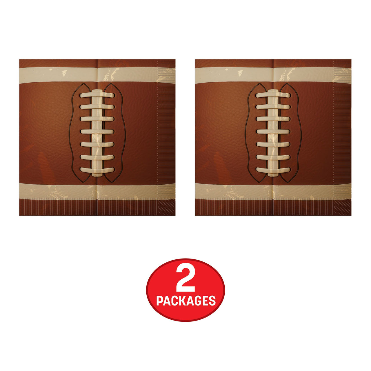 192 Pack Bulk Football Luncheon Napkins Sports Party Supplies
