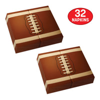 192 Pack Bulk Football Luncheon Napkins Sports Party Supplies