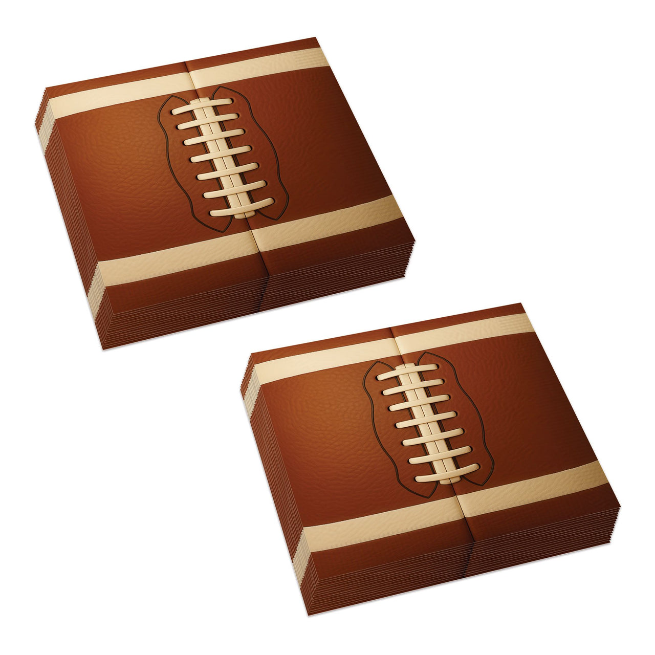 192 Pack Bulk Football Luncheon Napkins Sports Party Supplies