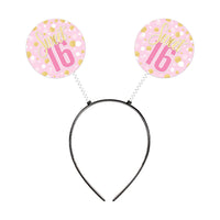 Sweet 16 Boppers Headband - Fun Birthday Party Accessory