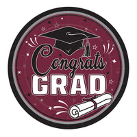 Congrats Grad Burgundy 9