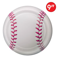 96 Pack Bulk 9 inch Baseball Party Plates Set of 8 Sports-Themed Dinnerware