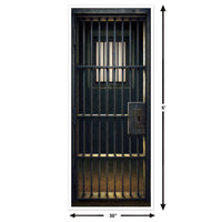 12 Pack Bulk Jail Cell Door Cover All-Weather Western Halloween Decor