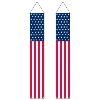 Stars & Stripes Patriotic Door Panel Set - Indoor/Outdoor