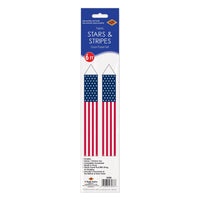 12 Pack Bulk Stars & Stripes Patriotic Door Panel Set Indoor/Outdoor