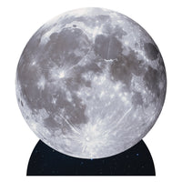Moon Stand-Up Prop - 4ft Tall Space Decoration