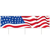 Jumbo American Flag Yard Sign - All-Weather Patriotic Decor