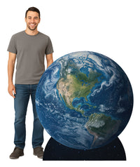 Giant Earth Stand-Up Prop - Space & Educational Decor