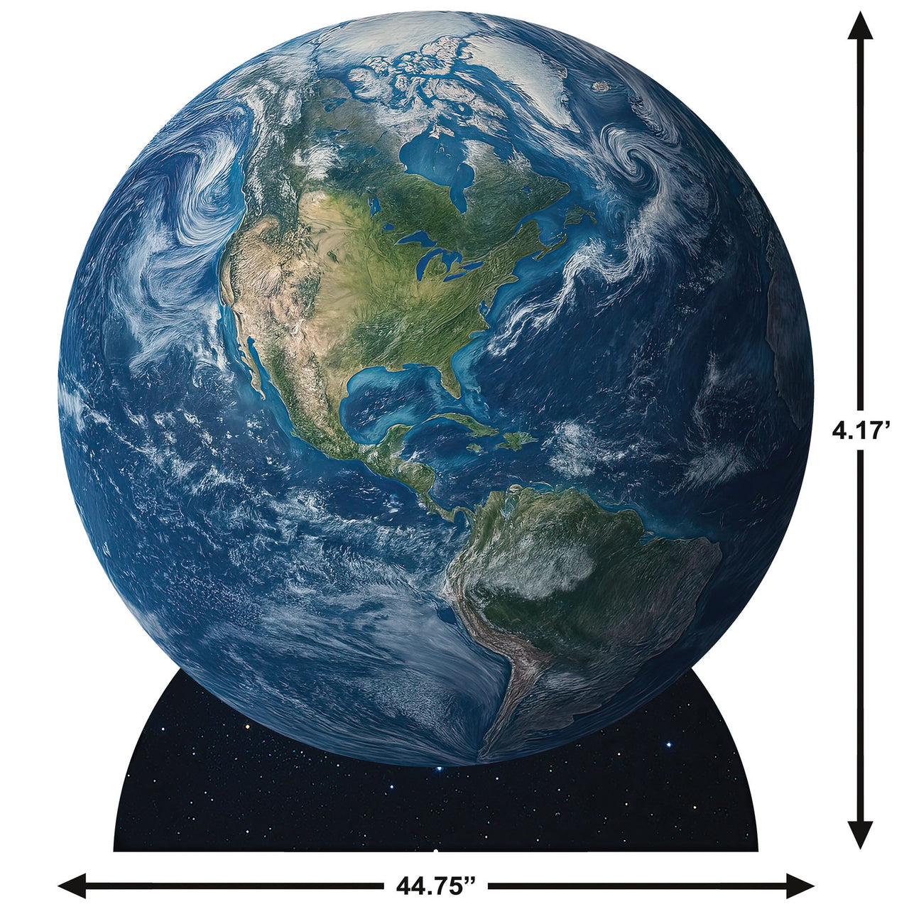 Giant Earth Stand-Up Prop - Space & Educational Decor
