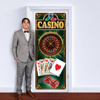 12 Pack Bulk Casino High Roller All-Weather Door Cover 6ft x 30in