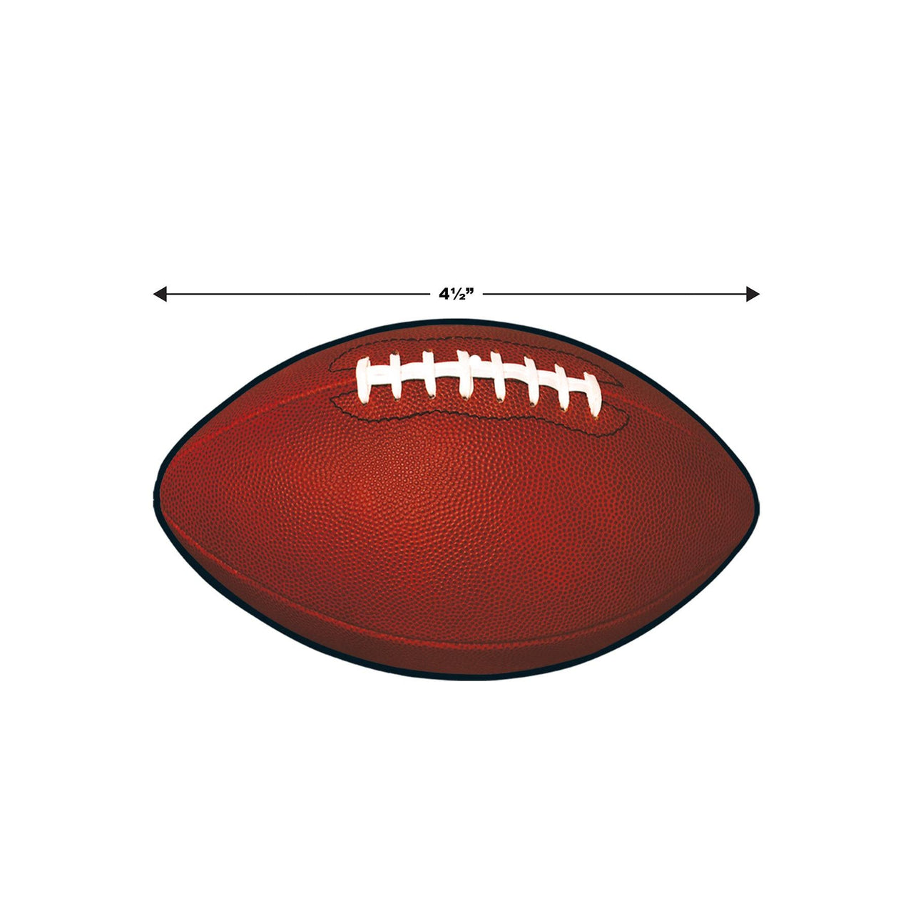 Bulk Football Party Mini Football Cutouts (Case of 240) by Beistle