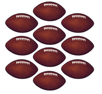 Mini Football Party Cutouts - Bulk 240 Pack