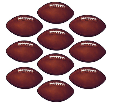 Mini Football Party Cutouts - Bulk 240 Pack