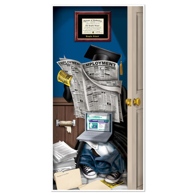 Graduate Restroom Door Cover - Bulk 12 Pack