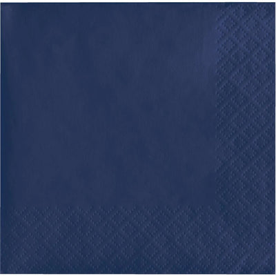 Navy Luncheon Napkin 2Ply (50/Pkg)